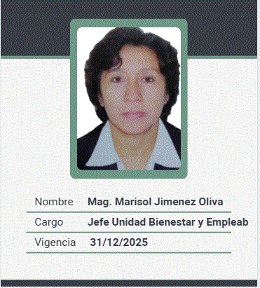 Jefatura de Unidad de Bienestar y Empleabilidad