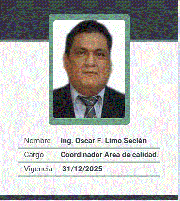 Coordinación de Area calidad